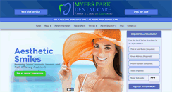 Desktop Screenshot of myersparkdentalcare.com